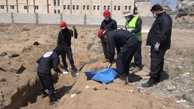 انتشال عشر جثث مجهولة الهوية في مدينة الرقة