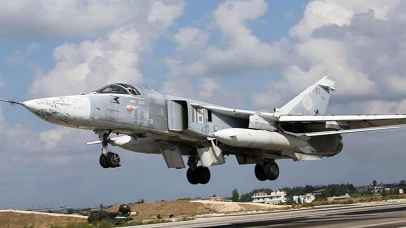 طائرات الاحتلال الروسي تقصف بلدة أردنية (صورة)
