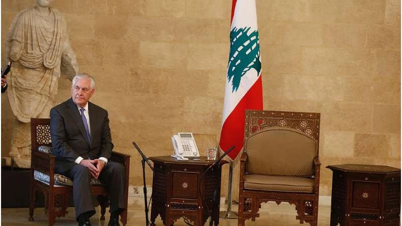 الرئاسة اللبنانية تضع وزير الخارجية الأمريكي في موقف مُحرج (صور)