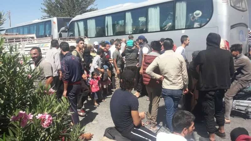 ميليشيا أسد الطائفية تعتقل مهجرين من درعا أثناء توجههم نحو الشمال