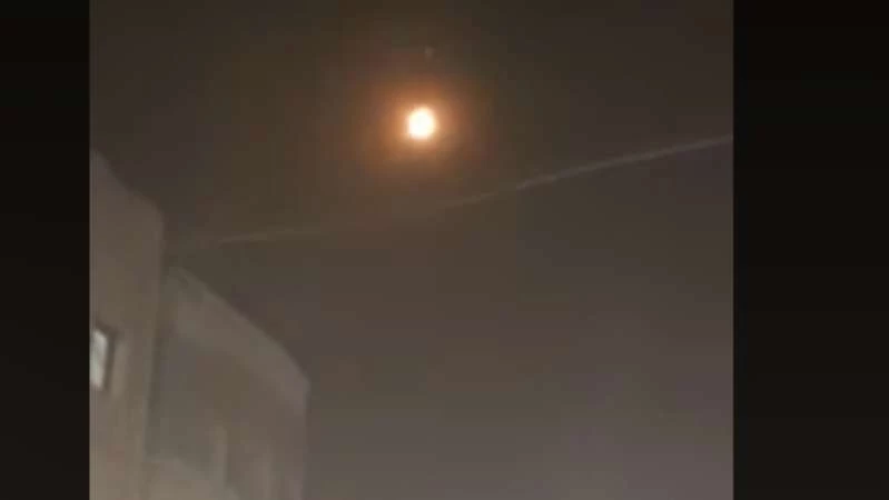 قصف جوي على مطار دمشق الدولي (فيديو)