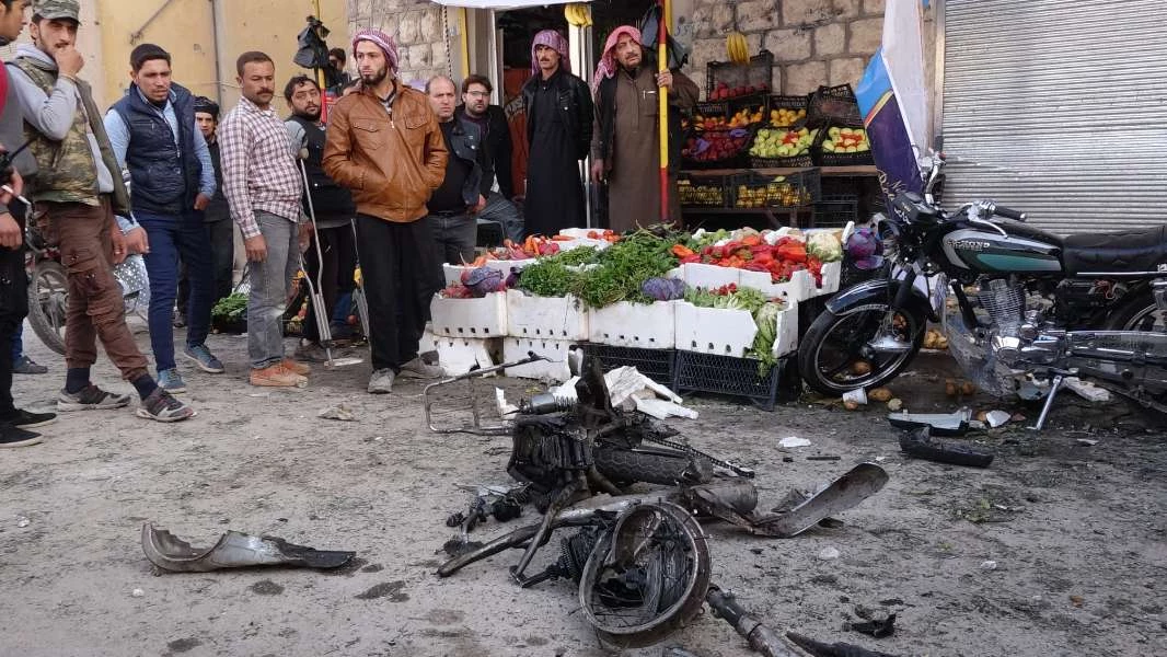 انفجار دراجتين ناريتين في منطقة الباب بريف حلب