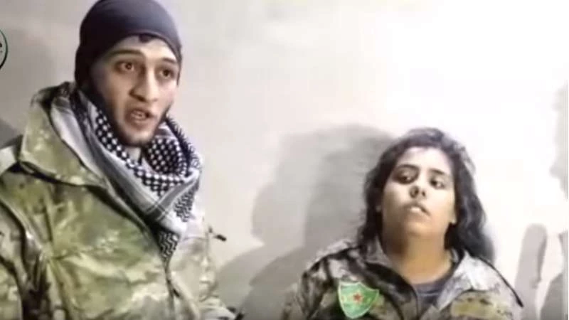تعرّف إلى أول أسيرة من "الوحدات الكردية" في عفرين (فيديو)