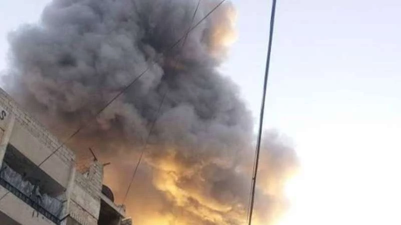 انفجار ضخم في مدينة حلب (صور)