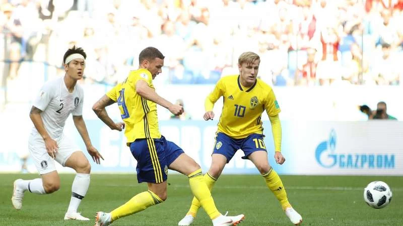 منتخب السويد يخطف فوزا صعبا من كوريا الجنوبية