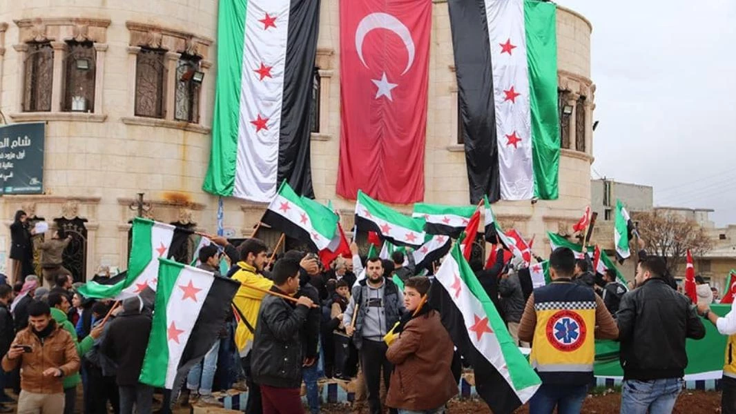 مظاهرة بريف حلب تطالب بطرد "ميليشيا قسد" من قرى المنطقة