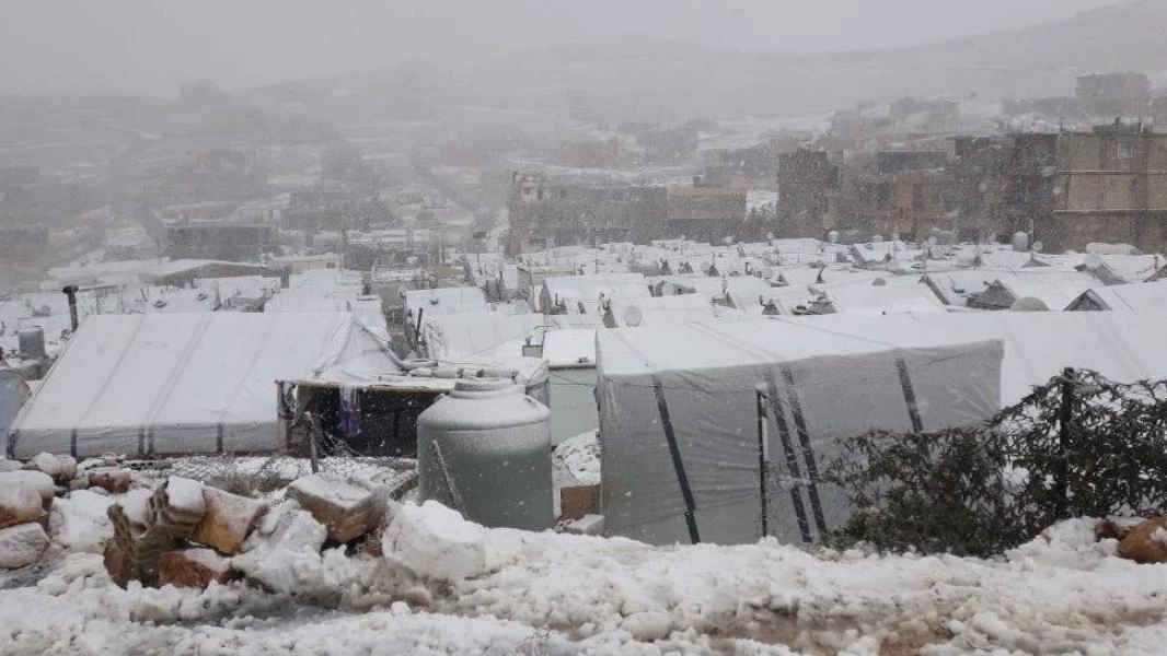 كيف وصف مسؤول لبناني وضع اللاجئين السوريين بعد العاصفة "نورما"؟