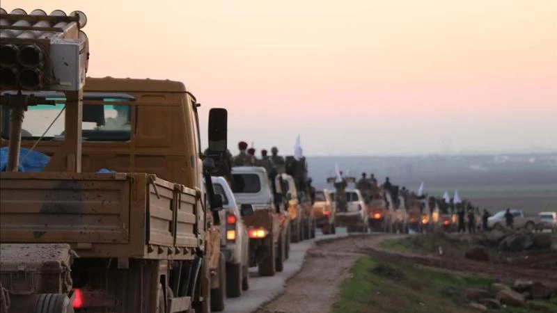  الفصائل توجه أرتالاً ضخمة إلى منبج لعملية محتملة ضد "الوحدات الكردية" (صور)