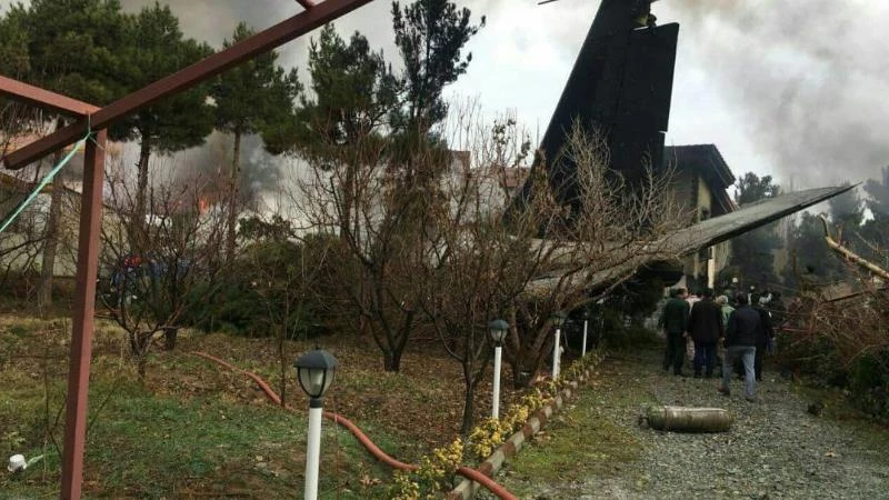 إيران: سقوط طائرة شحن قرب العاصمة طهران