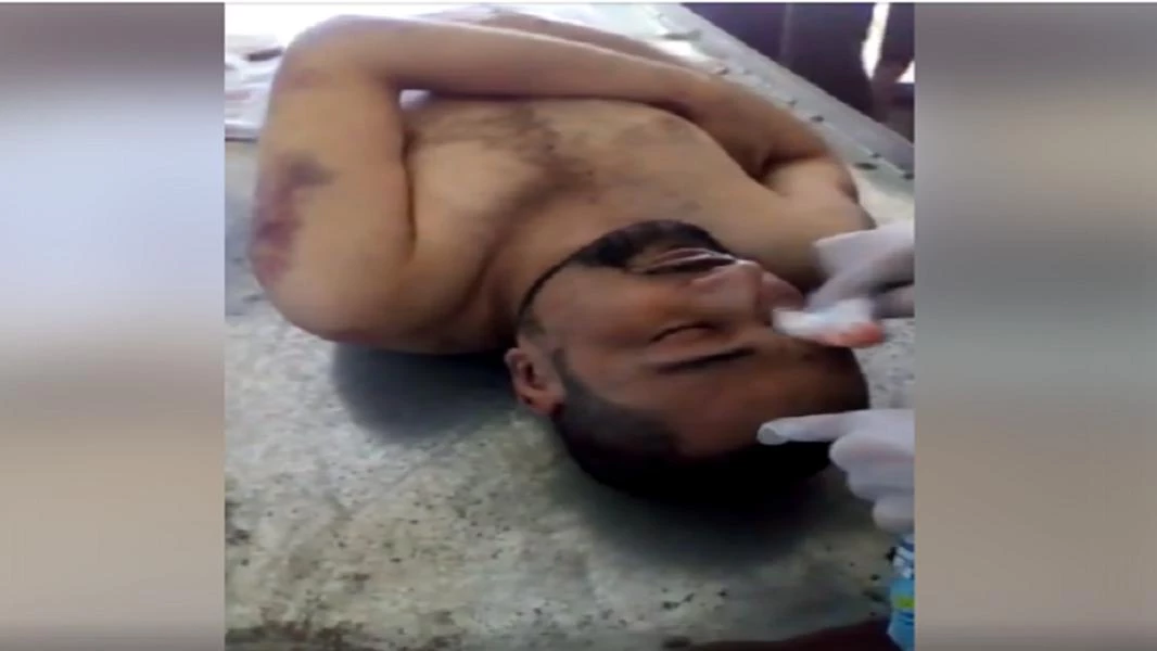 مشاهد صادمة لقتل شاب تحت التعذيب بـ سجون الشرطة العسكرية في جرابلس (فيديو)