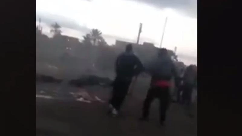 إعدام عناصر لـ"داعش" حاولوا الهرب من شرقي ديرالزور (فيديو)