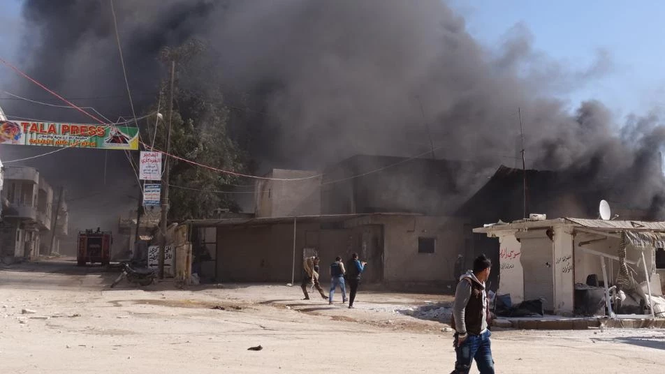 ضحايا في قصف جديد لميليشيا أسد على خان شيخون بريف إدلب 