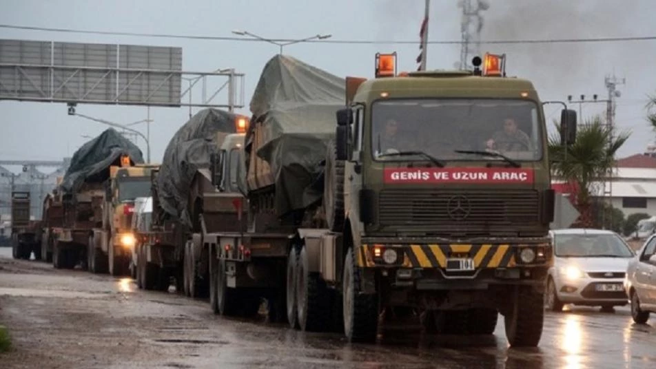 الجيش التركي يدفع بتعزيزات جديدة إلى الشمال السوري