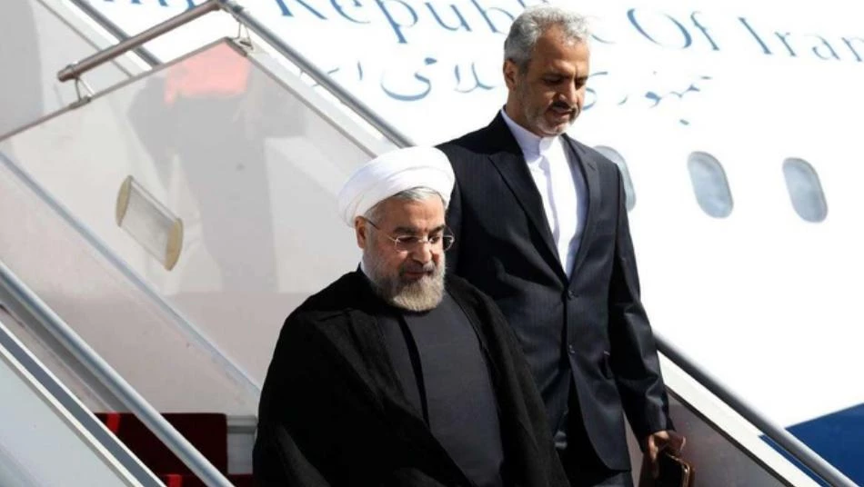 الرئيس الإيراني يصل العراق في زيارة رسمية