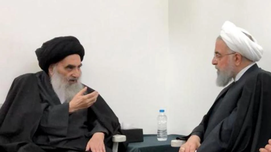 رأس الهرم الشيعي في العراق يحمّل رئيس إيران عدة مطالب