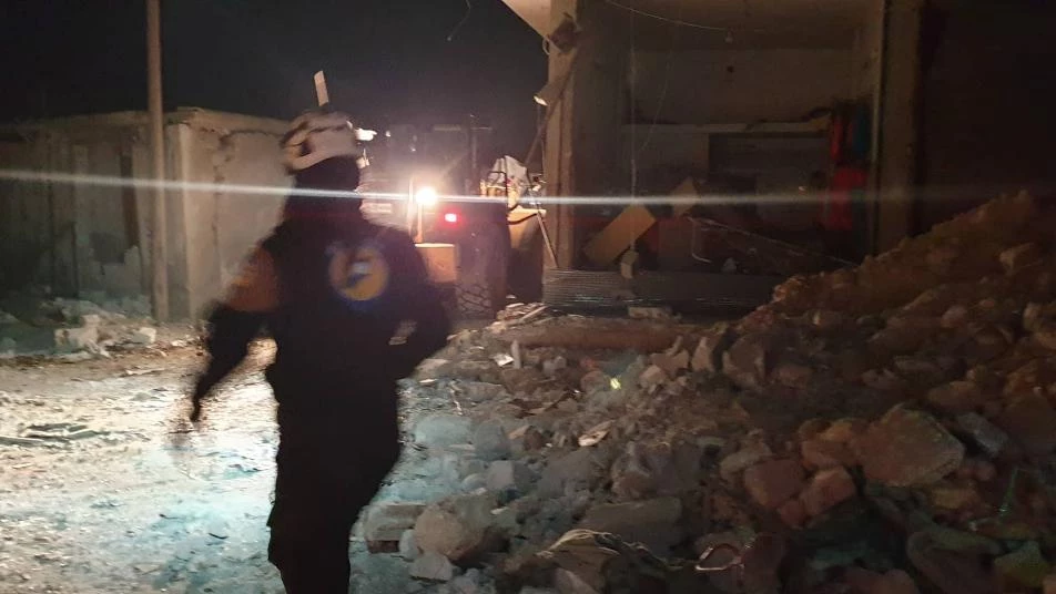 ارتفاع حصيلة ضحايا الغارات الجوية الروسية على قرية كفريا في ريف إدلب (فيديو)