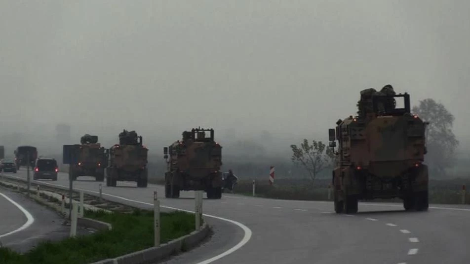 وصول تعزيزات تركية من قوات المغاوير إلى الحدود مع سوريا