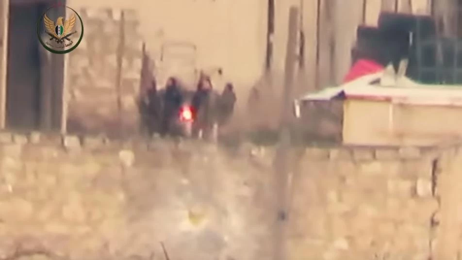 مقتل مجموعة لميليشيا أسد بصاروخ حراري غرب حلب (فيديو)