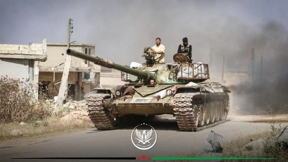 الفصائل تسيطر على دبابة  لميليشيات أسد وتدمر أخرى شرقي إدلب