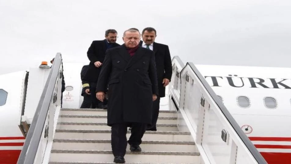"أردوغان" يصل العاصمة الروسية "موسكو"