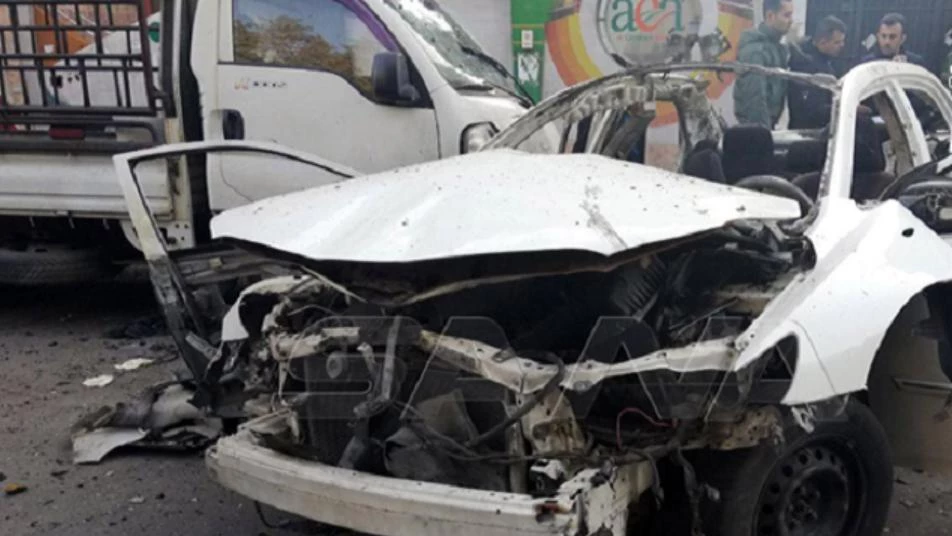 قتيل وعدة جرحى بانفجار سيارة مفخخة في منطقة البرامكة بدمشق