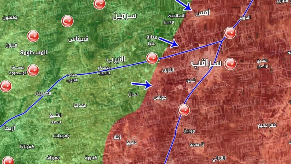 الفصائل تستعيد السيطرة على قريتين شرق إدلب