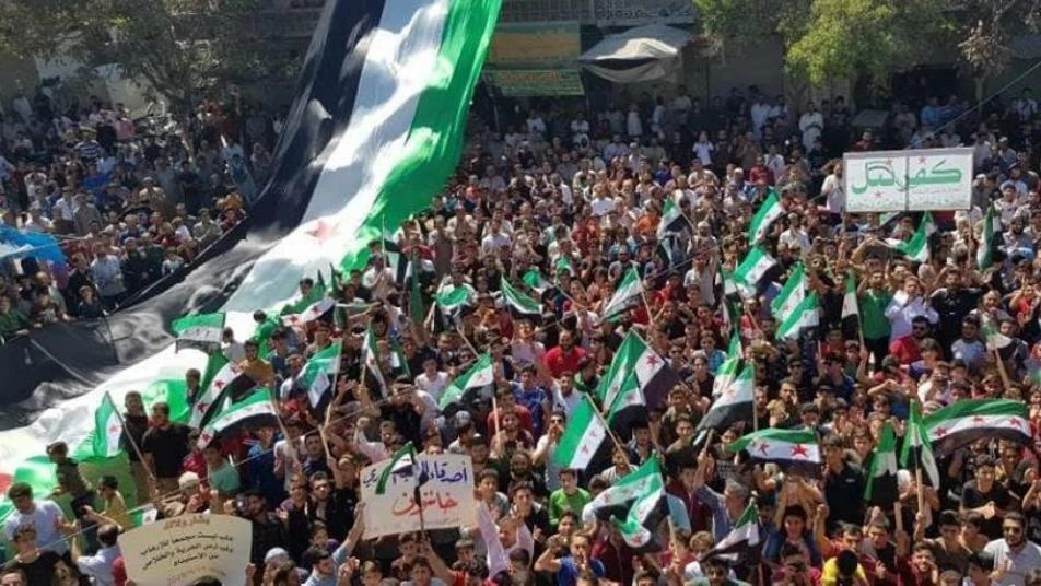 توسع رقعة المظاهرات في الشمال السوري لنصرة إدلب