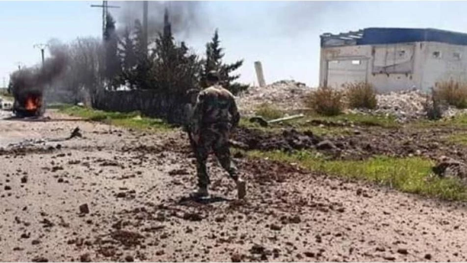 مقتل مجموعة لميليشيا أسد بعد استهدافهم بقذيفة في الصنمين شمال درعا