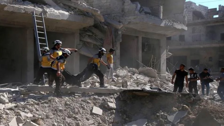 طيران الاحتلال الروسي يرتكب مجزرة شمال إدلب