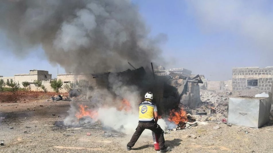 ضحايا مدنيون بقصف جوي جديد على إدلب