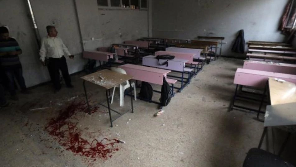 معلم وطلاب جرحى بهجوم شبيحة على مدرسة في حلب