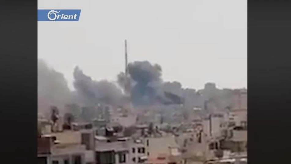  "حريق وانفجار" بالقرب من قصر المحافظ في اللاذقية!  (فيديو)