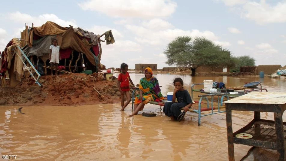 الفيضانات تقتل 88 شخصاً في السودان