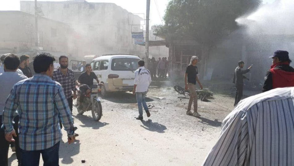 ضحايا مدنيون بسلسلة انفجارات شمال حلب