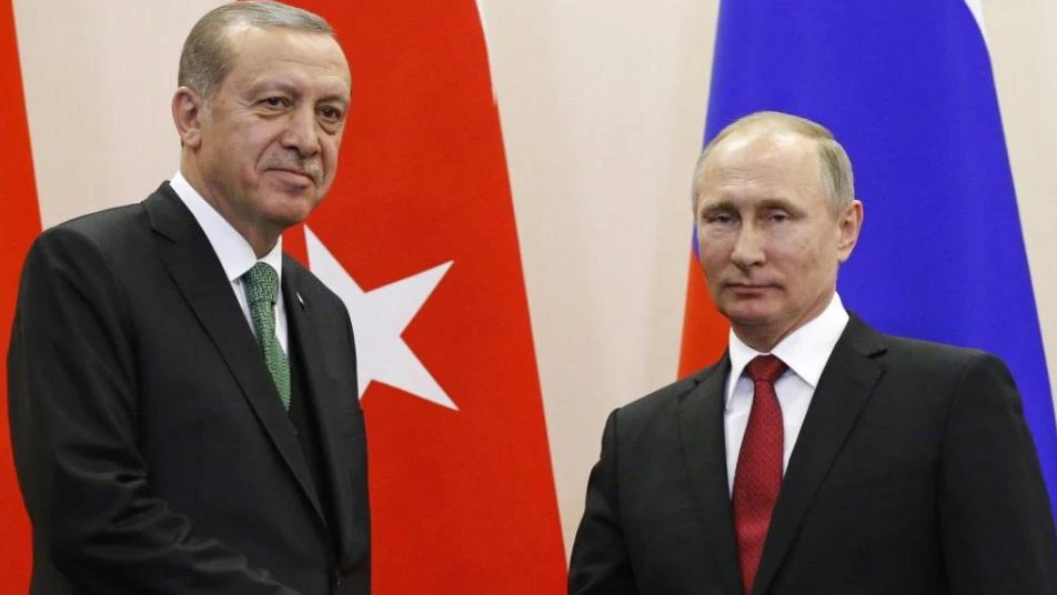 أردوغان وبوتين يناقشان آخر مستجدات الأوضاع في سوريا