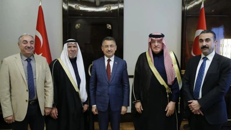نائب أردوغان يلتقي مع وفد من العشائر السورية في أنقرة