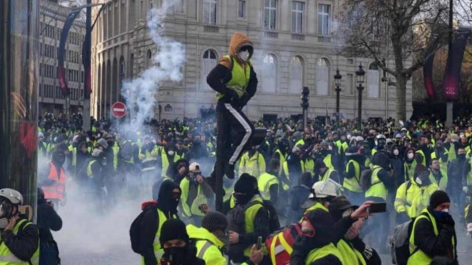 احتجاجات في فرنسا بمناسبة عيد العمال