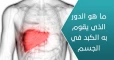 ما هو الدور الذي يقوم به الكبد في الجسم؟