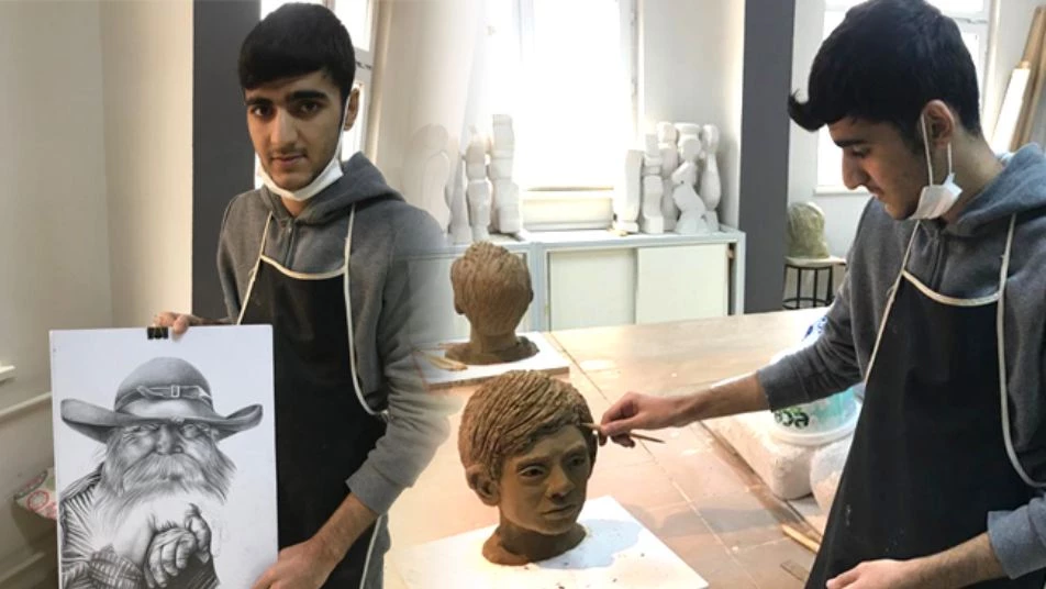 إنجاز سوري جديد .. طالب ثانوي يحصد المركز الأول بمسابقة فنية في تركيا