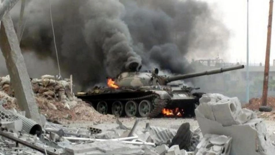 قتلى ودبابات مدمرة لميليشيا أسد الطائفية بريف حماة