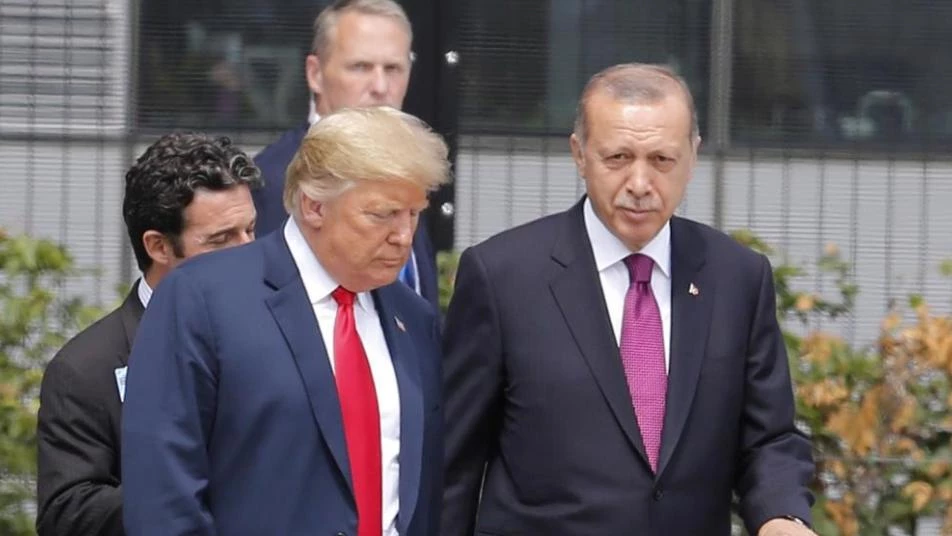 بعيداً عن المألوف.. شاهد كيف تفاعل ترامب وأردوغان عقب اتفاق شرق الفرات