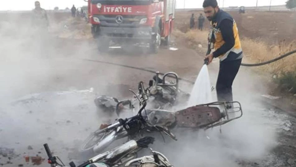 ضحايا من المدنيين بانفجارين شمال سوريا