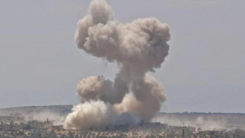 الطيران الروسي يرتكب مجزرة قي قرية جنوب إدلب