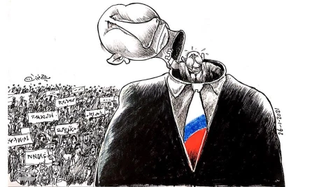 كاريكاتير_ كازاخستان