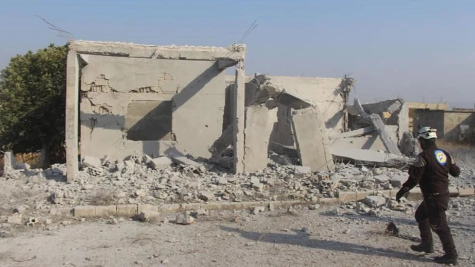 مجزرة جديدة بقصف روسي بالصواريخ الفراغية على مدينة كفرنبل جنوب إدلب