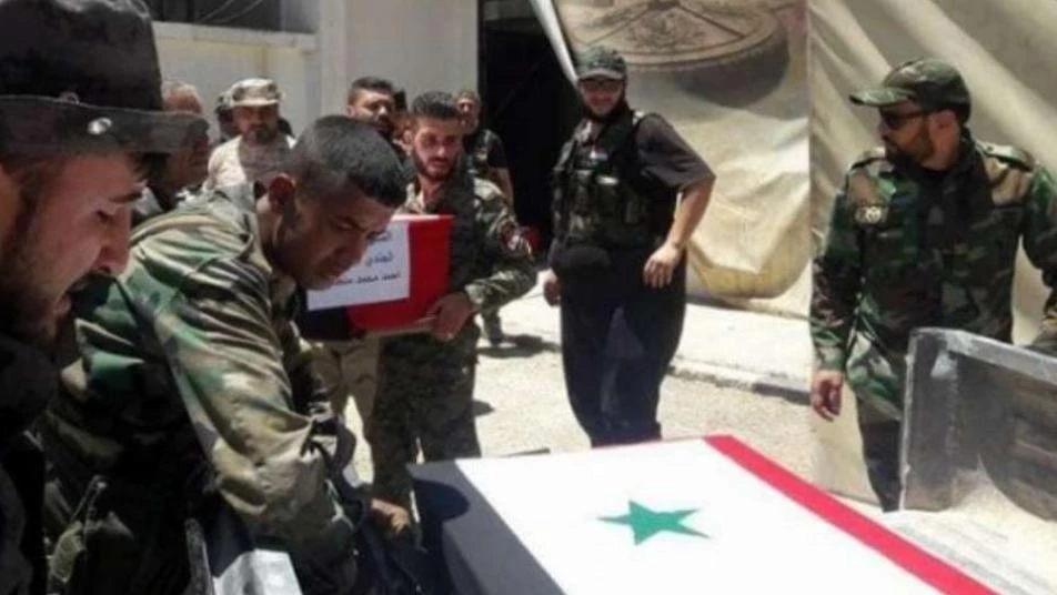 بالأسماء.. قتلى ميليشيا أسد بالقصف الإسرائيلي على محيط دمشق (صور)