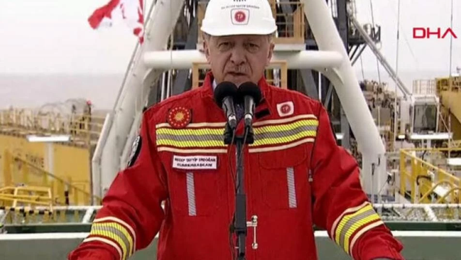 أردوغان يعلن اكتشاف كميات غاز جديدة في البحر الأسود.. ما حجمها؟