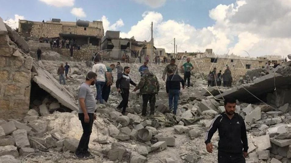 20 قتيلاً ومصاباً بانفجار في بلدة خاضعة للميليشيات الإيرانية شمال حلب (صور)