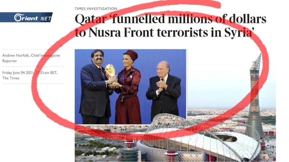 "التايمز" البريطانية: دعوى قضائية ضد قطر لتحويلها ملايين الدولارات إلى "جبهة النصرة"