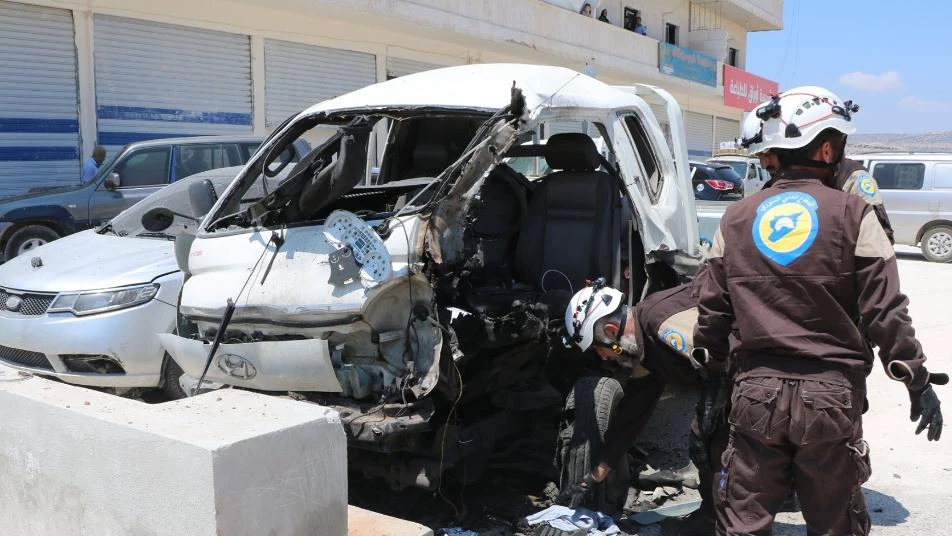 إصابة الناشط الإعلامي عمر الدمشقي بانفجار عبوة ناسفة في سرمدا